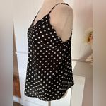 Monteau  Polka Dot Tank Top Black Photo 2