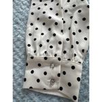 ZARA NWT  Polka Dot Dress Black White Women's XS Coastal Cocktail Beach Grandma Photo 7