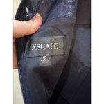 XScape  Women Blue Sequined Ball Gown 4507 Size 6 Floral Trumpet Mother Of Bride Photo 6