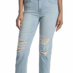 joe's jeans  Kee Distressed High Rise Fray Crop Hem Straight Size 25 Photo 0