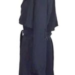 7 For All Mankind NWT  Navy Blue Trench Coat Jacket Size M Photo 2