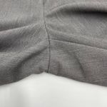 Topshop Gray Slacks Women Size 12 Pants Trousers Straight Leg Zip-Up Interview Photo 4