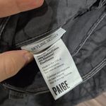 Paige Gray Black Leaf Botanical Print Mid Rise Slim Skyline Skinny Jeans Size 29 Photo 7