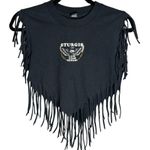 Sturgis 1993 Motorcycle Rally Vintage Y2K Modified Tee Tank Fringed 14 Photo 0