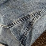 Side Stitch Dark Wash Long Sleeve Lyocell Botton Down Shirt Photo 7