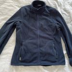 Lands' End  blue fleece zip up jacket Photo 0