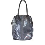 Nike  TOTE BAG Women's Vintage HERITAGE Vertical Leather BA2943 Silver Black Photo 5