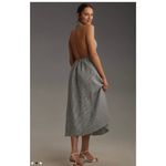 Reformation Tace Gingham Linen Halter Midi Dress - Size 6 Photo 1