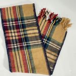 Amana Woolen Mill plaid scarf with fringe Photo 0