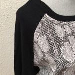 Joie  black silk cashmere blend sweater medium M Excellent Condition RARE HTF Photo 4