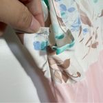 Beeline Women's Vintage Pink Floral Nylon Maxi Nightgown Size Small Photo 8