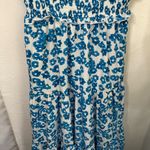 Pink Lily  Blue Floral Maxi Dress Size small Photo 4
