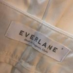 Everlane  Womens The Wide Leg Structure Pants Limited Release High Rise White 0 Photo 3
