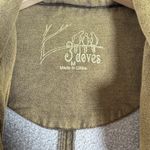 3 Doves Mustard Yellow Fleece Lined Boho Cottagecore Button Jacket Coat M Size M Photo 5