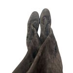Nine West  Knee High Brown Suede Almond Toe Boots size 7 nwolette Photo 4