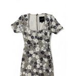 LE SUPERBE Winter Garden Floral Sequin Shift Dress | 2 | NWT White Photo 8