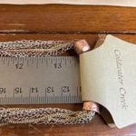 Coldwater Creek 0105 NWT Y2K Knotted Chain and Natural Purple Stone Necklace Photo 3