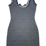 NWOT Vena Cava Knit Dress Women XS Body Con High Fashion Navy Blue, Black & Grey Blue Photo 11