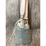 Juicy Couture Crossbody Bucket Bag White Denim Embroidered Purse Photo 5