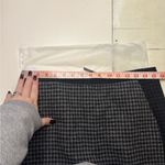 J.Crew Wool Pencil Skirt Womens Size 6 Houndstooth Black Gray Mini Short Photo 2