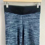 Nike Pro Hyper Warm Women's Fleece Training Tights Navy Blue Knit Size M Photo 5