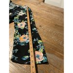 Xhilaration Y2K Peasant‎  Womens Floral Print Boho Wrap Crop Top Blouse Size L Photo 6