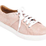 Trask Lindsey Blush Pink Metallic Fashion Sneaker Size 9 Photo 0