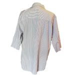 Bobbie Brooks Women’s Pinstripe Cowboy Boots Shirt Size 2X Brown Photo 1