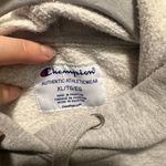 Champion Gray Cropped Hoodie Photo 3