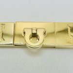 Salvatore Ferragamo  Gancini Gold Tone Key Ring Detachable Photo 2