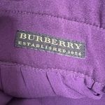 Burberry  silk babydoll dress purple Sz 38 Photo 2