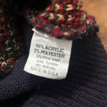 Alfred Dunner  Vintage Womens Large Navy Green Red Winter Holiday Sweater Vest Photo 3