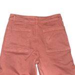 OAT New York High Rise Wide Leg Jeans Dusty Rose Raw Hem Women’s 12 / 31 Pink Photo 3