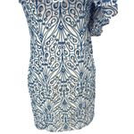 Lilly Pulitzer  Sundea One Shoulder Eyelet Ruffle Dress Blue White Size 2 Preppy Photo 9