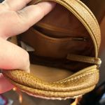 Justice Faux leather circle purse with boho lace Photo 3