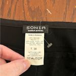 Sonia Rykiel black wide leg wool blend pants with sequin belt size T38 Photo 1