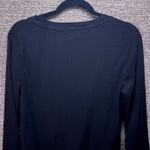 Ralph Lauren Lauren Jeans Co Womens Henley L Black Alt ASO Bella Swan Elena Gilbert Waffle Photo 3