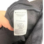 Athleta  Retroplush Shirt Jacket in Black Shacket Size Large‎ Photo 10