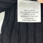 Dress Barn  Ribbed Sweater Womens XL Fitted Black Lace Neckline Stretch Y2K Party Photo 8