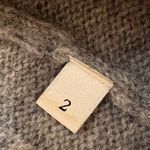 Sandro ‎ Briona Gray Wool Polyamide Blend Knit Sweater Size 2 US Medium Photo 7