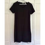 Orvis  black gauze vneck dress size small Photo 1