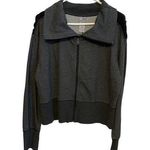 Champion Gray Cropped Full Zip Thumbhole Athletic Jacket Women’s Size XXL Photo 0