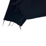 MOTHER The Looker Ankle Fray Gold Bolt Jeans Cropped Skinny Women Size 24 Black Photo 8