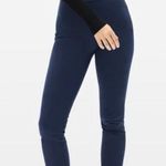 Everlane  The Side-Zip Stretch Cotton Pant Navy Blue Size 10 Photo 0