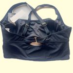 NWT Salt + Cove Ribbed Tie Front Tank Bikini Top Black Junior's Plus Size 1 NEW Photo 4