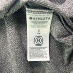 Athleta  Uptempo Gray Ribbed Henley Long Sleeve‎ Top Size Small Petite Photo 4