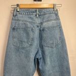 Princess Polly Patchwork Jeans Women Light Denim High Rise Straight Leg Size 2 Photo 5