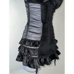 Victoria's Secret Black w/ Rhinestones 34C Babydoll Gown Photo 3