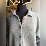 The Limited Vintage Y2K  angora rabbit hair henley sweater, size medium Photo 2