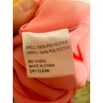 COLOR ME COURTNEY Yellow Pink Ditsy Flower Printed Cece Maxi Dress Size 2 Photo 14